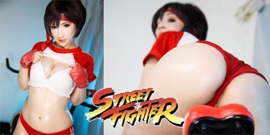 Kitty Honey – Street Fighter Sakura Kasugano Sexy Gym