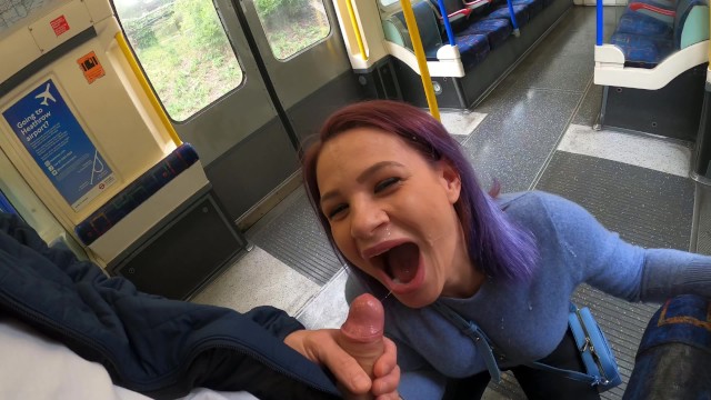 Blowjob On A Train